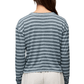Prana Women's Apparel > Tops Prana Cozy Up Ls Crew Glacier Skies Stripe