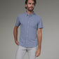 7 Diamonds Men's Bennet Short Sleeve Shirt Thundercloud