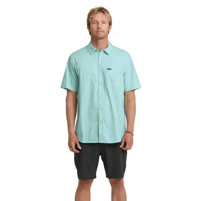 Quiksilver 502 Quiksilver Men's Ditsy Daze Classic SS Blue Haze