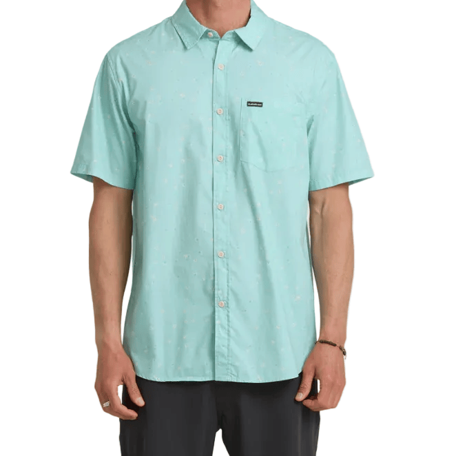 Quiksilver 502 Quiksilver Men's Ditsy Daze Classic SS Blue Haze