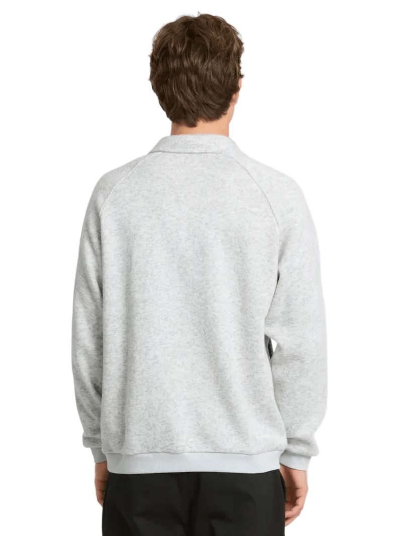 Quiksilver Men’s Apparel > Fleece & Midlayers Quiksilver Men's Keller Half Zip Mock Light Gray Heather