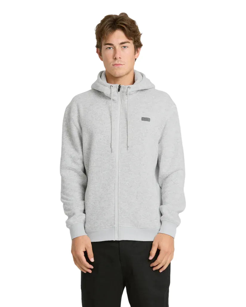 Quiksilver Men’s Apparel > Sweatshirts & Hoodies Quiksilver Men's Keller Zip Hoodie Light Gray Heather
