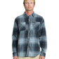 Quiksilver Men's Apparel > Wovens and Flannels Quiksilver Men's Avalon Flannel Dark Denim