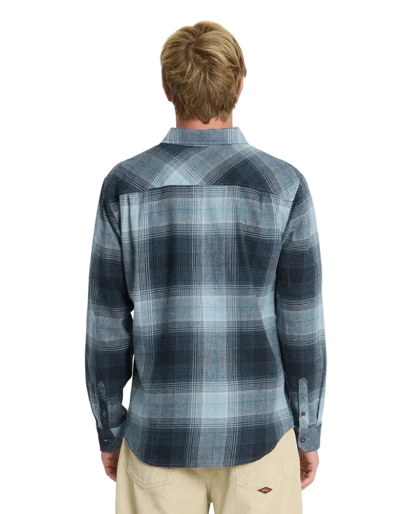 Quiksilver Men's Apparel > Wovens and Flannels Quiksilver Men's Avalon Flannel Dark Denim