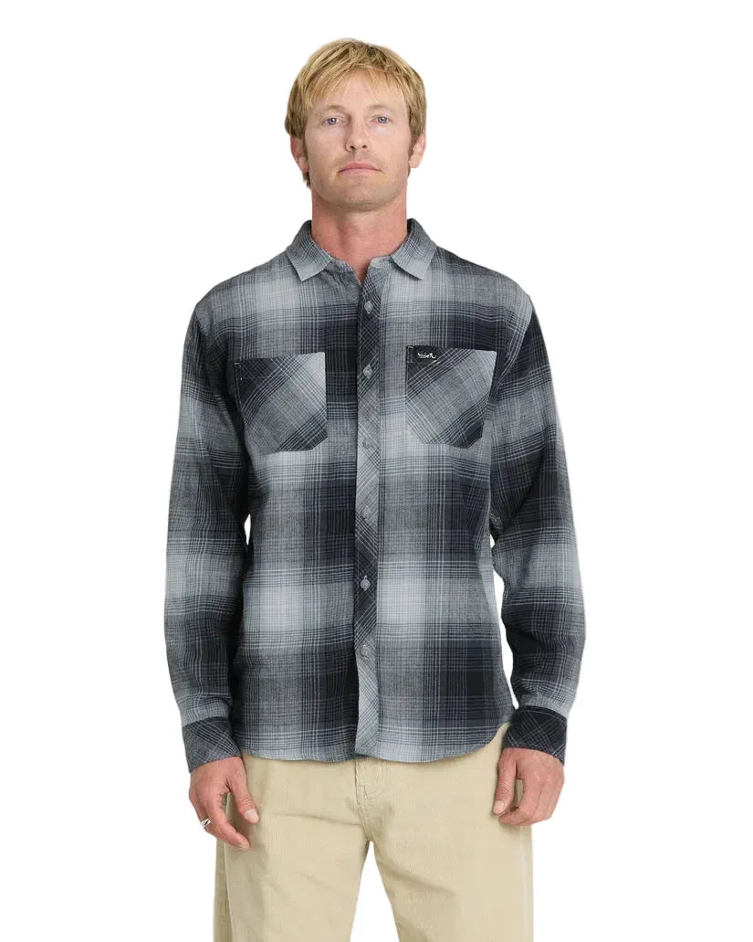 Quiksilver Men’s Apparel > Wovens & Flannels Quiksilver Men's Avalon Flannel Anthracite