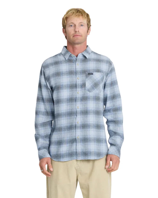 Quiksilver Men’s Apparel > Wovens & Flannels Quiksilver Men's Breakwater Check Flannel Skyway