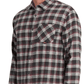 Quiksilver Men’s Apparel > Wovens & Flannels Quiksilver Men's Saltwater Flannel Phantom