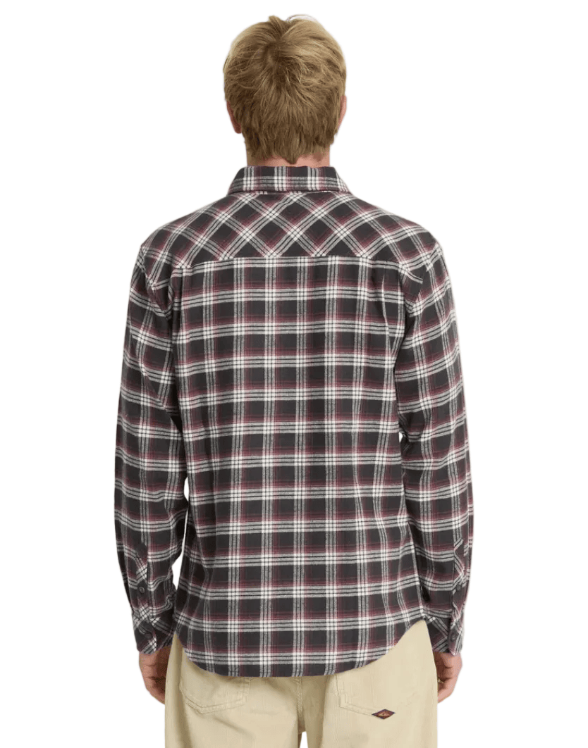 Quiksilver Men’s Apparel > Wovens & Flannels Quiksilver Men's Saltwater Flannel Phantom