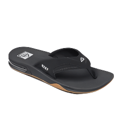 Reef 164 Reef Men's Fanning Sandal Black Silver