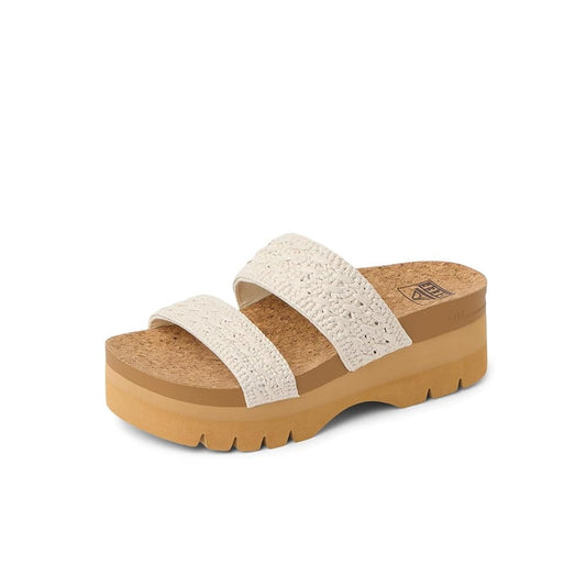 Reef 165 Reef Women's Cushion Vista Higher Sandal Vintage Tan Textile