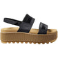 Reef Women's  Water Vista Higher Sandal Black/Tan