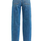Risen Women’s Apparel > Denim Risen Jeans High Rise Wide Baggy Jeans with Tie Detail