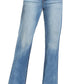Risen Women’s Apparel > Denim Risen Jeans Tummy Control High Rise Wide Flare Jean Medium
