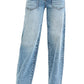Risen Women’s Apparel > Denim Risen Women's Slouchy Baggy Patch Pocket Jeans