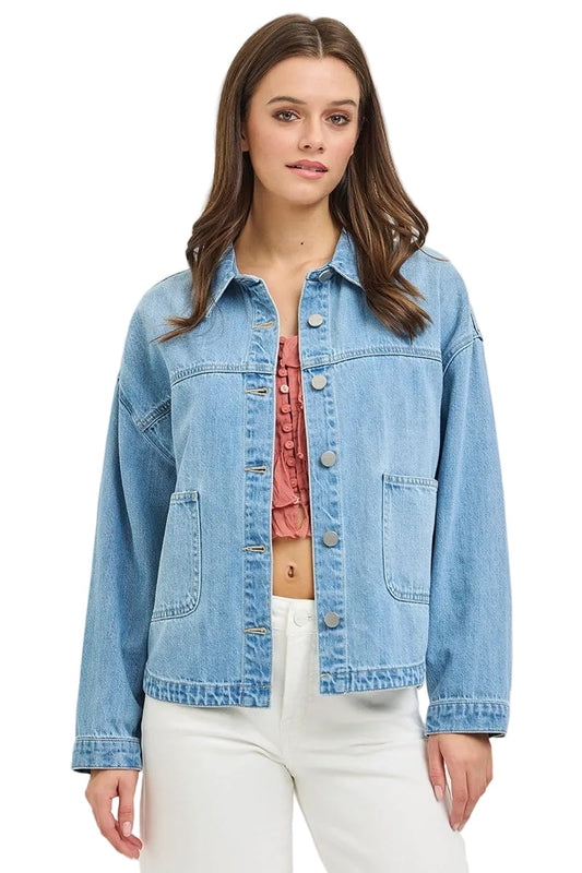 Risen Women's Apparel > Outerwear Risen Women's Relaxed Fit Denim Jacket
