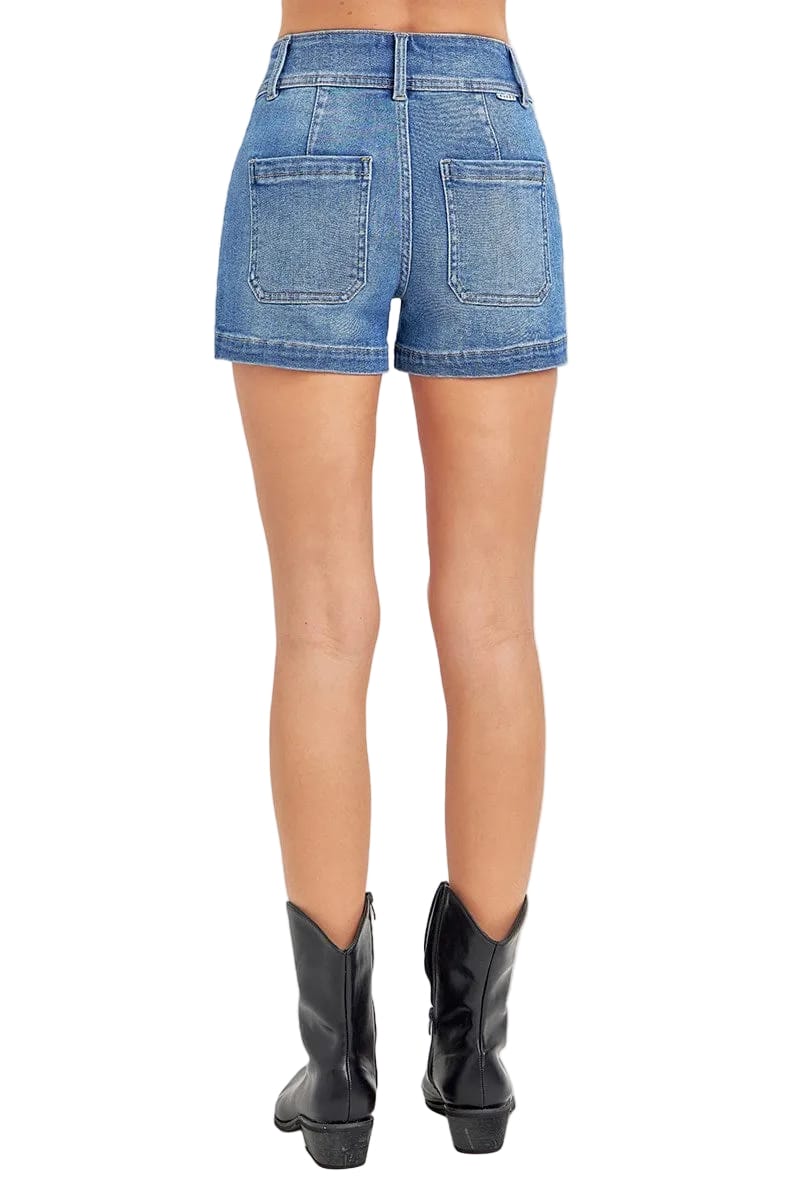 Risen Women’s Apparel > Shorts Risen Jeans Women's High Rise Clean Cut Hem Short