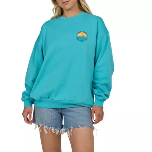 Salty Crew 175 Salty Crew Women’s Sunset Crew Turquoise