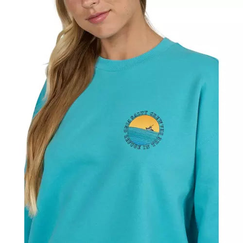 Salty Crew 175 Salty Crew Women’s Sunset Crew Turquoise