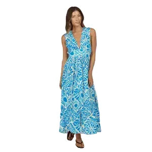 Salty Crew 186 Salty Crew Women's Windward Maxi Dress Bold Blue