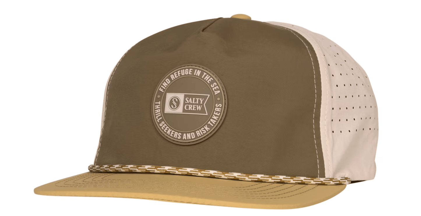 Salty Crew 308 1Sz / Olive/Gold Salty Crew Topshot Snapback Olive/Gold