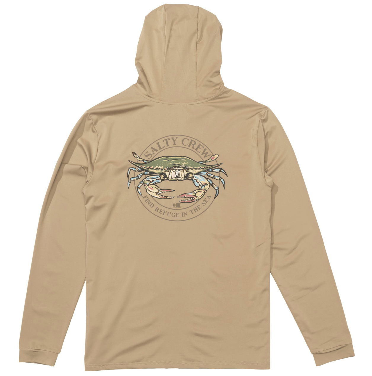 Salty Crew 503 Salty Crew Men's Jimmy Hooded Sunshirt Khaki