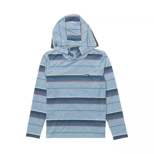 Salty Crew 503 Salty Crew Men's Seaway UV Hoodie Mineral Blue