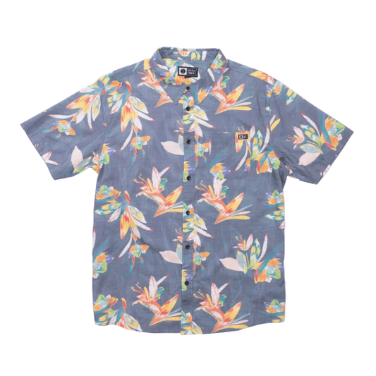 Salty Crew Men's Apparel > Tops Salty Crew Men's Crew SS Button Up Dark Shadow