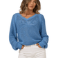 Salty Crew Women's Apparel > Sweaters Salty Crew Women's Surge Sweater Ash Blue