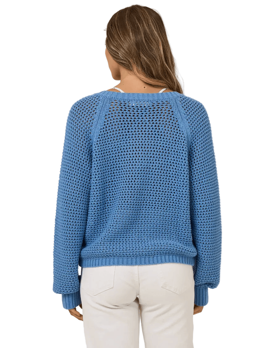 Salty Crew Women's Apparel > Sweaters Salty Crew Women's Surge Sweater Ash Blue