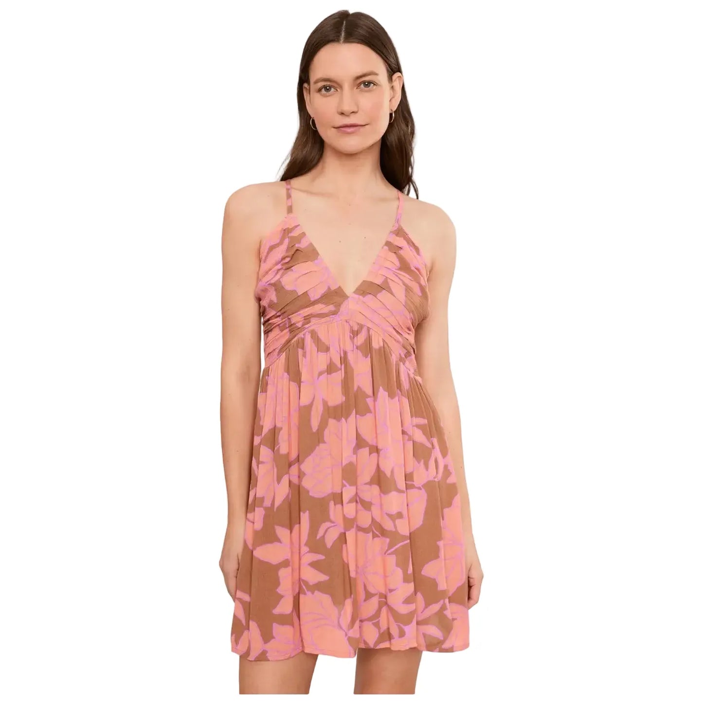 Salty Crew Women's Dresses Salty Crew Women's Rose Parade Dress Mocha