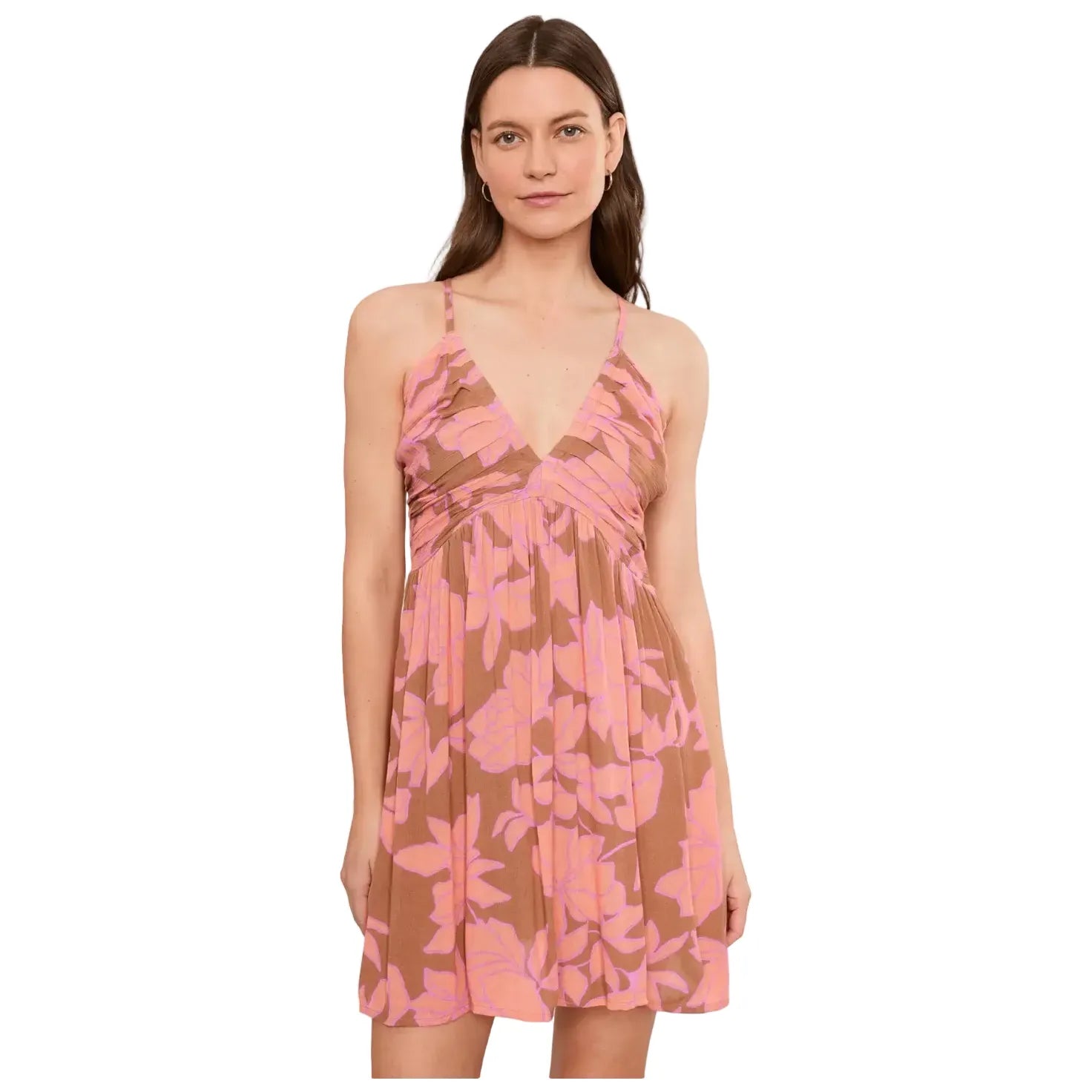 Salty Crew Women's Dresses Salty Crew Women's Rose Parade Dress Mocha