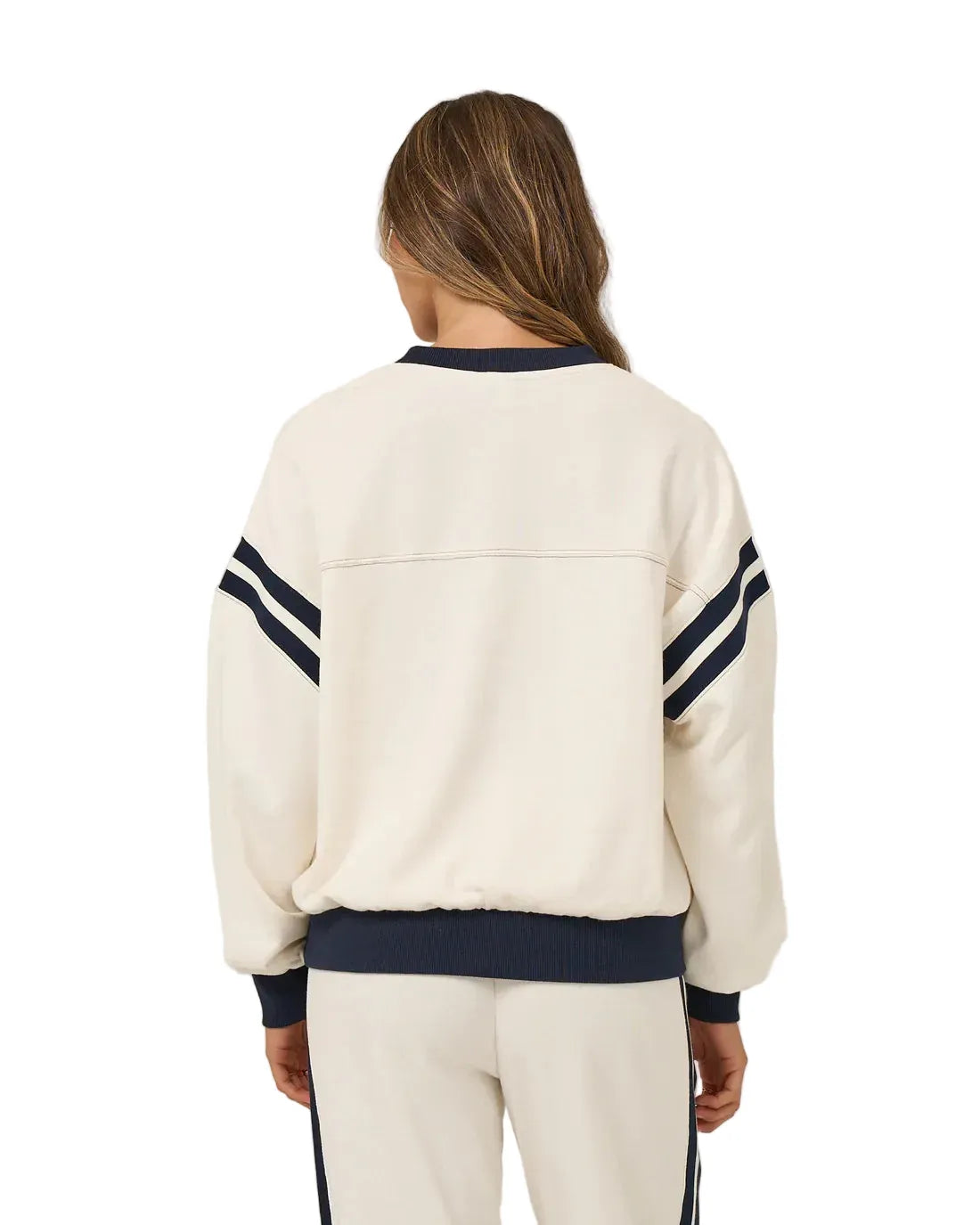 Salty Crew Women's Sweatshirts Salty Crew Women's Maritime Crew Off White