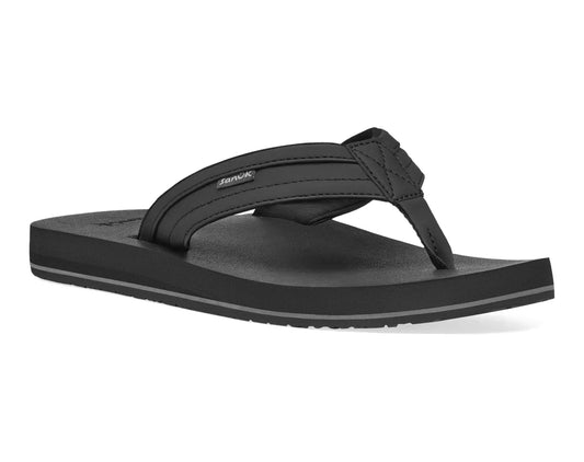 Sanuk 164 Sanuk Men's Ziggy Sandal Black