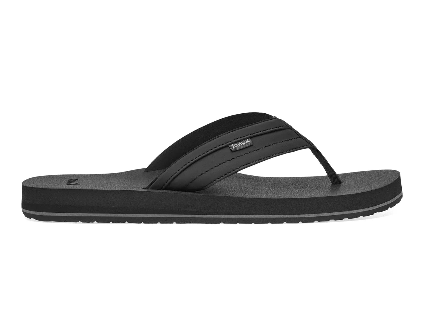 Sanuk 164 Sanuk Men's Ziggy Sandal Black