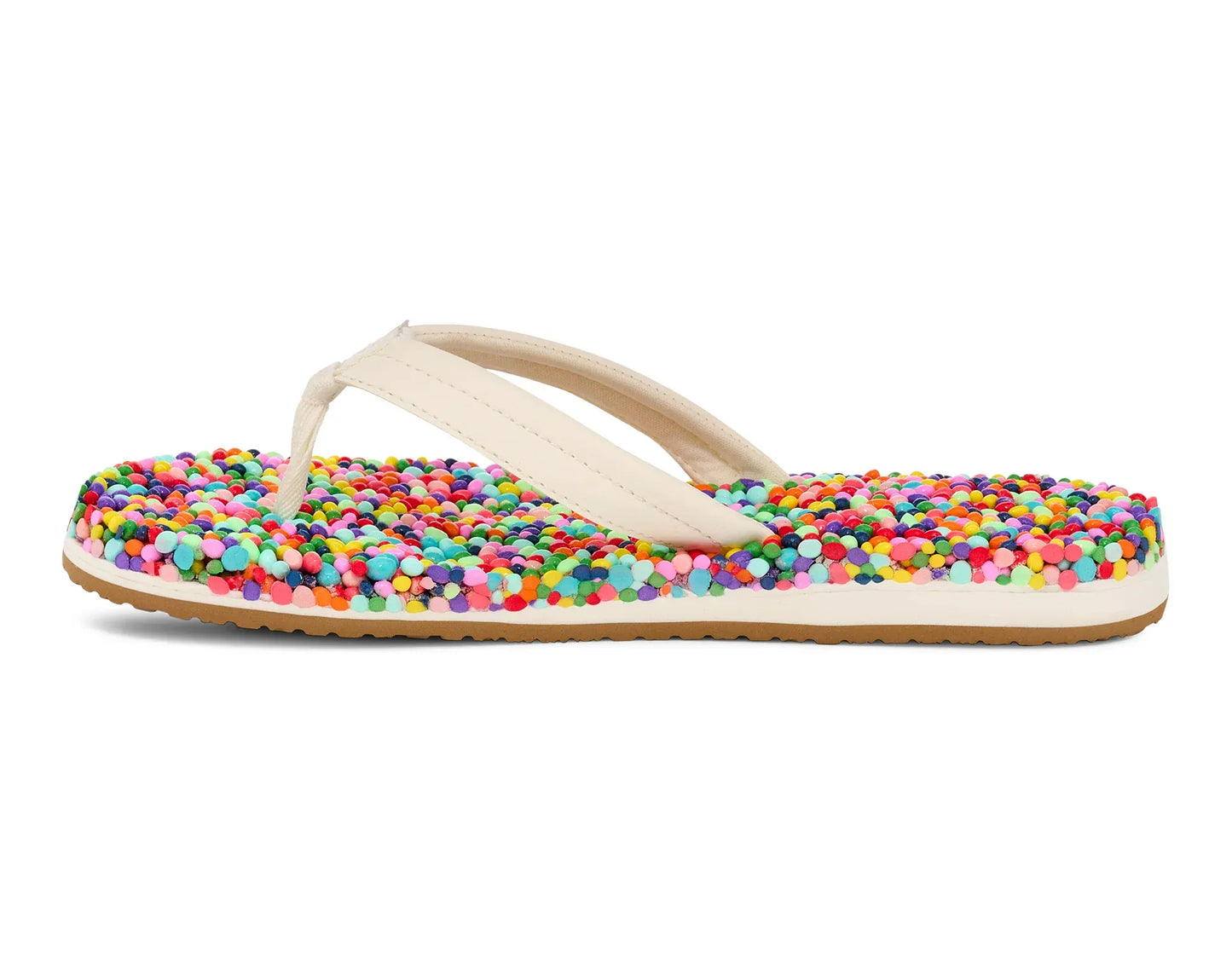 Sanuk 165 Sanuk Women's Bubblecush Sandal Rainbow Confetti