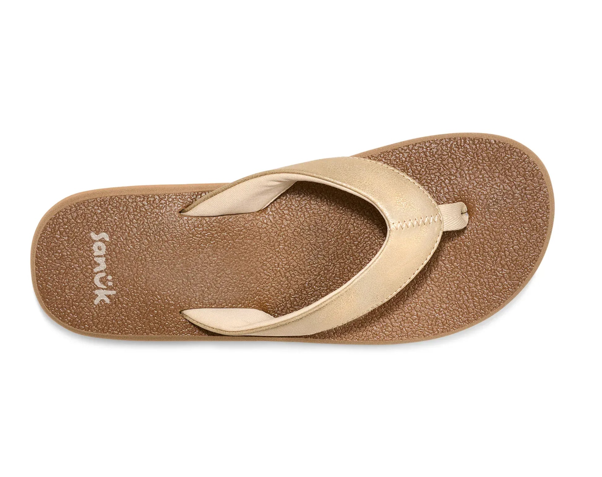 Sanuk 165 Sanuk Women's Yoga Mat II Metallic Sandal Champagne