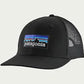 Patagonia P-6 Logo LoPro Trucker Hat Black