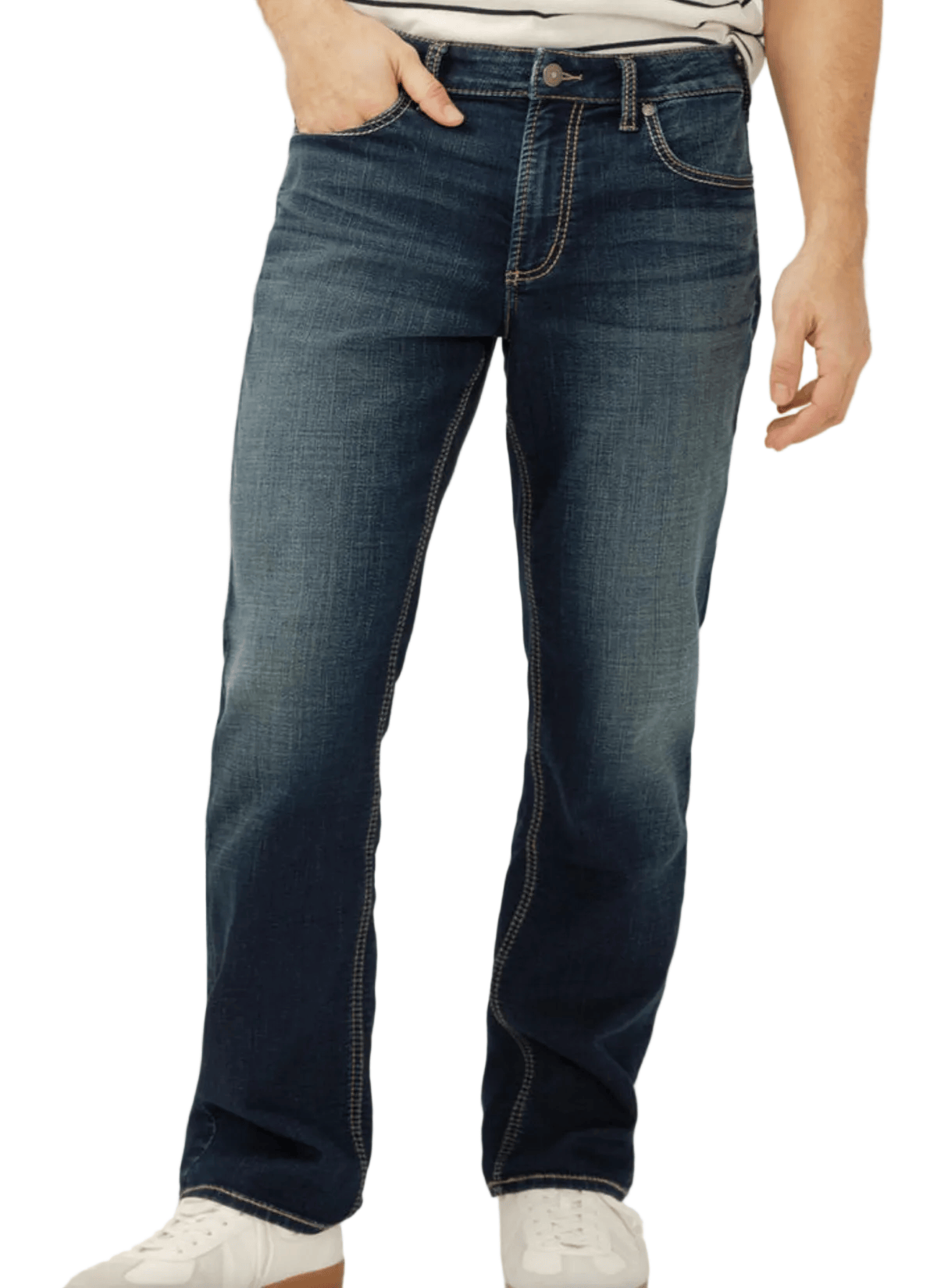 Silver 404 Silver Men's Jeans Grayson Classic Fit Straight Leg M23425EWK464