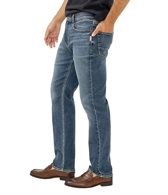 Silver 404 Silver Men’s Machray Athletic Fit Straight Leg Jeans Barnes