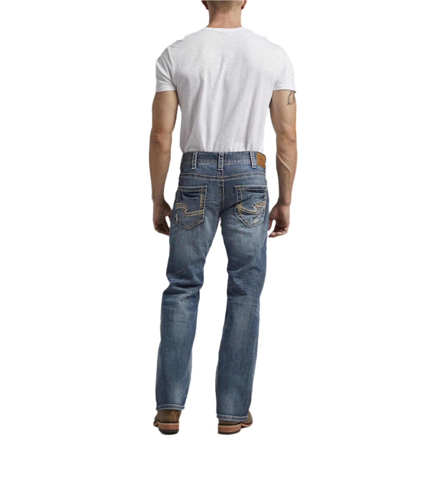Silver 404 Silver Men Zac Relaxed Fit Straight Leg Jeans M42408LD191