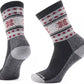 Smartwool 194 Smartwool Women's Everyday Cozy Snowflake Dream Crew Socks Charcoal