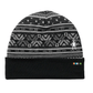 Smartwool Accessories > Hats 1FM / Black Fair Isle Fun Smartwool Thermal Merino Reversible Cuffed Beanie Black Fair Isle Fun