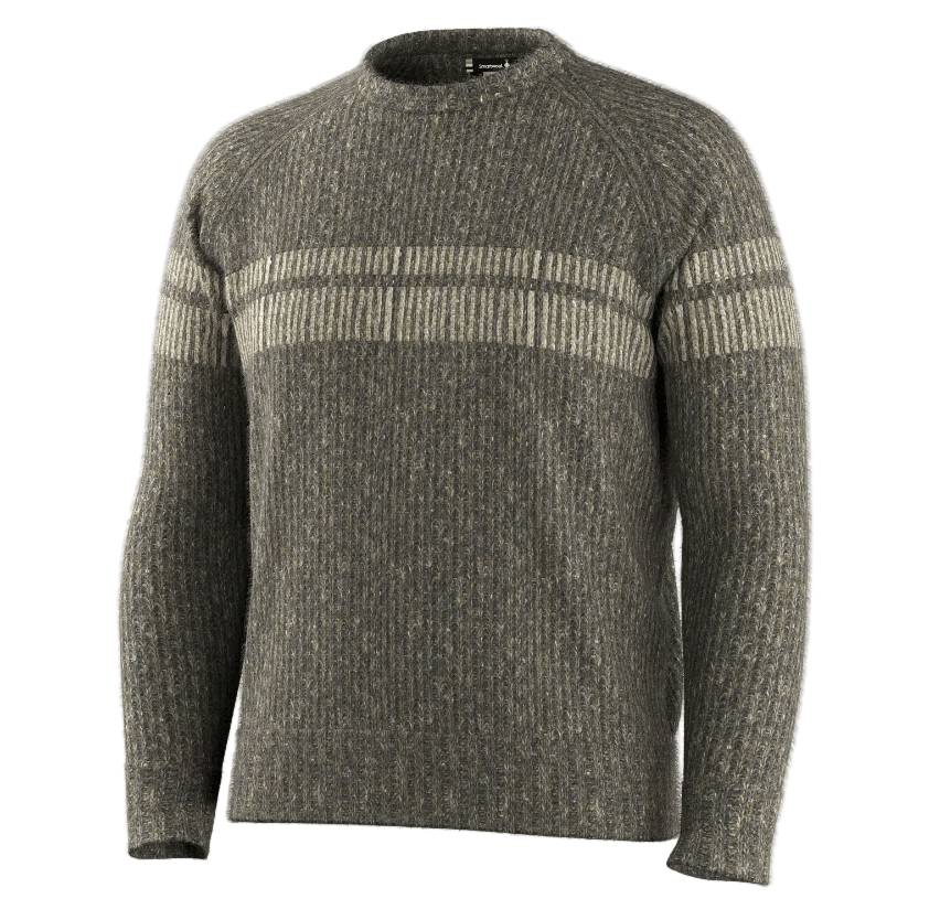 Smartwool Men's Apparel > Sweaters Smartwool Men's Fisherman Crew Sweater Mocha Heather
