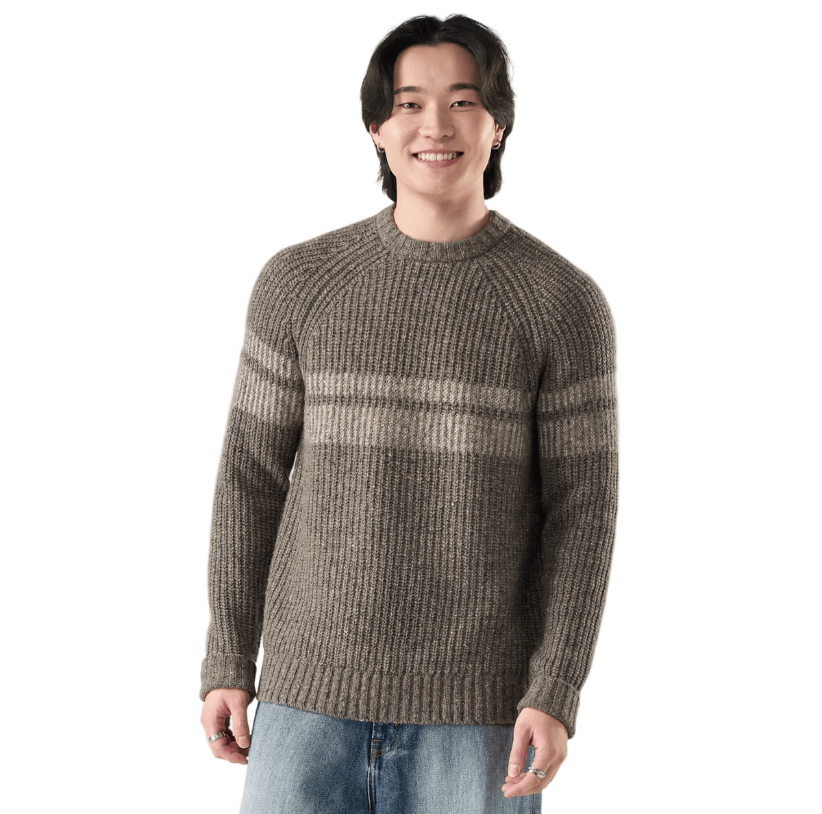 Smartwool Men's Apparel > Sweaters Smartwool Men's Fisherman Crew Sweater Mocha Heather