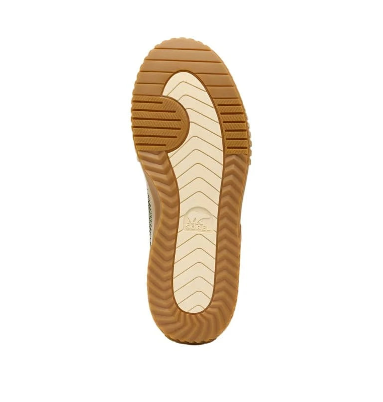 Sorel 162 Sorel Women's ONA Ave T-Toe Sneaker Chalk Utility Green