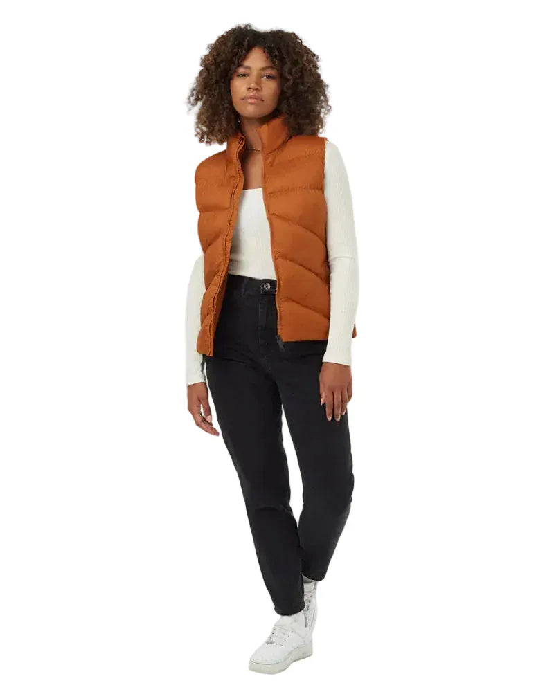 Tentree 152 Tentree Women's Cloud Shell Puffer Vest Toffee
