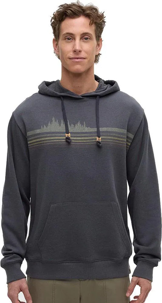 Tentree 175 Tentree Men’s Retro Treeline Relaxed Hoodie Graphite/Light Moss