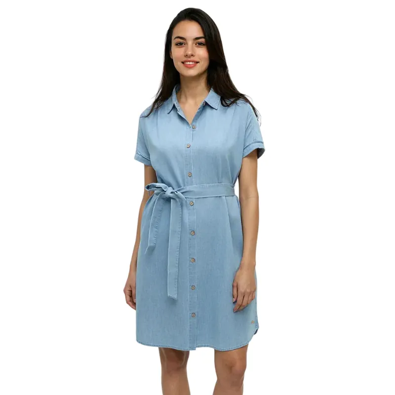 Tentree 186 Tentree Women’s Tern Dress Light Wash