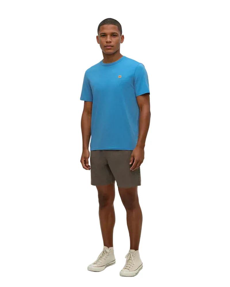 Tentree 505 Tentree Men’s Baker T-Shirt Blue Lagoon Heather