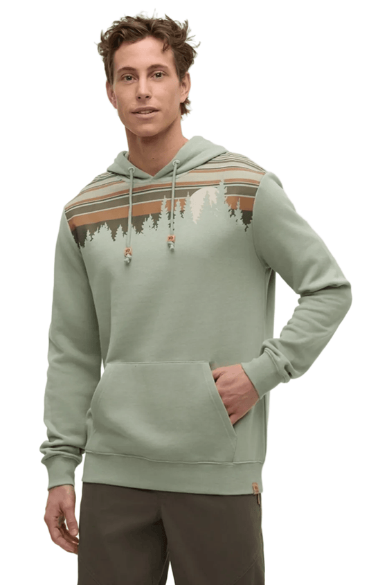 Tentree Men's Apparel>Hoodies Tentree Men’s Retro Juniper Hoodie Light Moss Heather/Timber